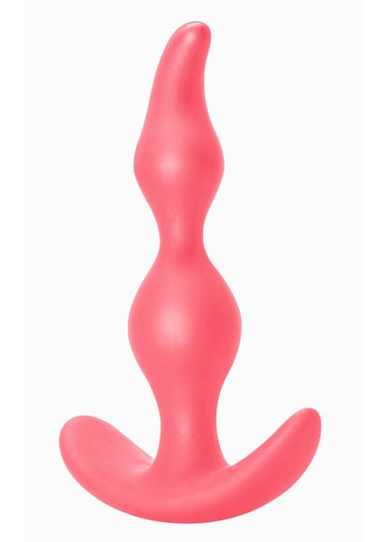 Plug-Anal Plug Bent Anal Plug Pink zdjęcie 2
