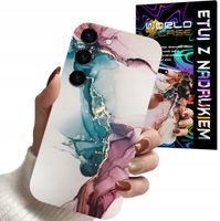 ETUI CASE DO SAMSUNG S23+ plus - MARMUR WZORY DLA KOBIET PLECKI OBUDOWA