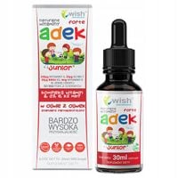 Naturalna Witamina ADEK JUNIOR zdrowe kości odporność w kroplach 30ml