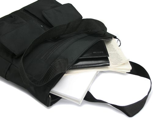 torba na zakupy z mikrofibry bellugio czarna na Arena.pl