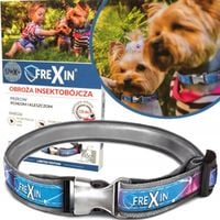 FREXIN OBROŻA NA PCHŁY I KLESZCZE DLA PSA PSÓW MAŁE RASY REGULOWANA 35cm