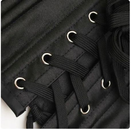 Gorset damski czarny gotycki 5XL na Arena.pl