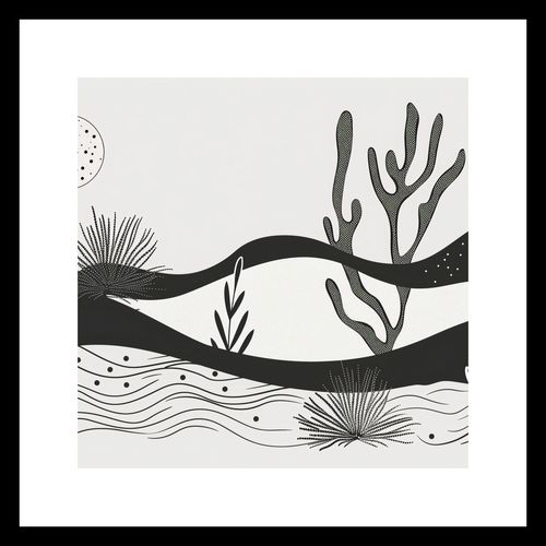 Plakat 30x30cm Ogród przy Nocy na Arena.pl
