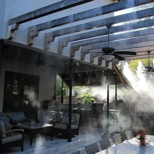 KURTYNA WODNA MGIEŁKA ZRASZACZ 20M OGRÓD KLIMA ZESTAW DO NAWADNIANIA 10DYSZ na Arena.pl