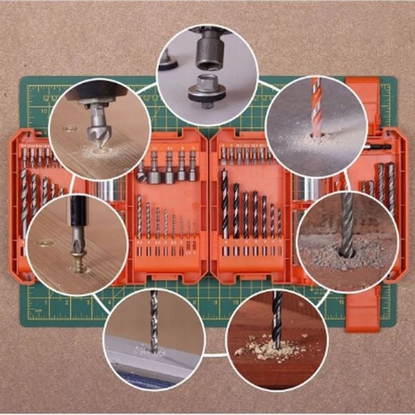 MAKITA WIERTARKA UDAROWA 680W HP1640 13mm + Zestaw Wierteł Bitów zdjęcie 4