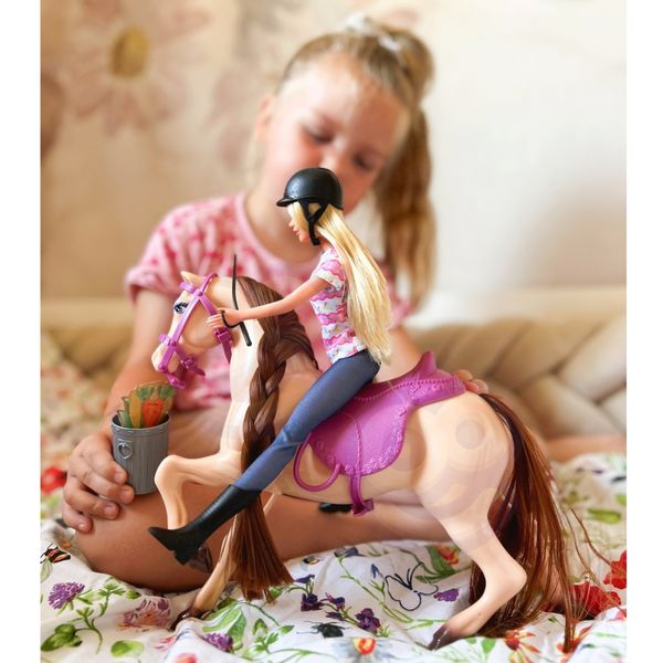 WOOPIE ROYAL Zestaw Urocza Lalka z Koniem + Akcesoria zdjęcie 2