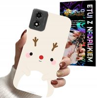 ETUI CASE DO MOTOROLA MOTO E14 - ŚWIĄTECZNE WZORY RENIFER MIKOŁAJ ŚWIĘTA