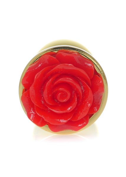 Plug-Jewellery Gold Plug Rose- Red zdjęcie 1