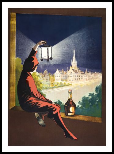 Plakat 50x70cm Benedictine, Cappiello Vintage do Salonu na Arena.pl