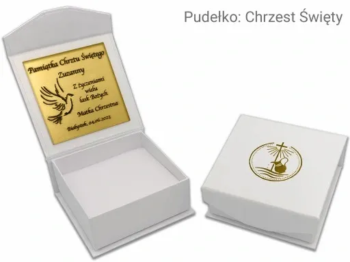 ZŁOTY ŁAŃCUSZEK 585 Krzyżyk KOMUNIA CHRZEST zdjęcie 10