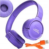 JBL TUNE 520BT FIOLETOWE SŁUCHAWKI FIOLET BLUETOOTH PURE BASS 57H GRATIS