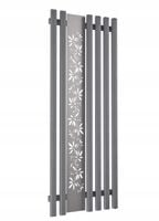 Grzejnik dekoracyjny FLOWER 180x60 ANTRACYT