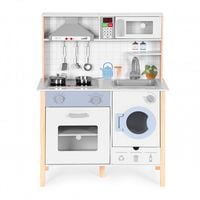 KUCHNIA DLA DZIECI LED PIEKARNIK PRALKA DŹWIĘKI ECOTOYS MDF