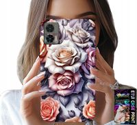 ETUI DO MOTOROLA EDGE 30 NEO - KWIECISTE WZORY RÓŻA RÓŻE KWIATKI CASE