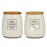 NAVA pojemnik ceramiczny KAWA CUKIER kpl-2 szt. Terrestrial 780 ml