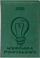duży Kalendarz dzienny A4 2026 Planer z grawerem PREZENT IMIĘ
