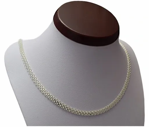 Naszyjnik Srebrny Bismark Diamentowany 4,60 mm pr 925 Grawer Gratis zdjęcie 10