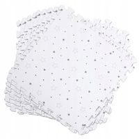 MATA PIANKOWA EVA PUZZLE MIĘKKA DLA DZIECI GWIAZDKI 150x150cm RICOKIDS