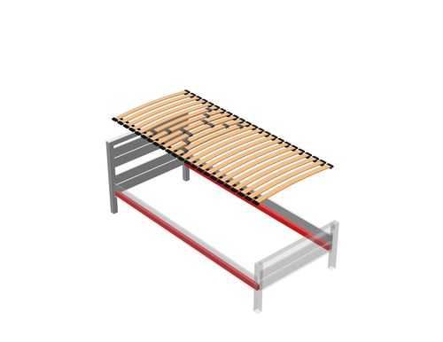 Stelaż z listwy sprężynującej FLEX 200x90 SRT regulowany na Arena.pl