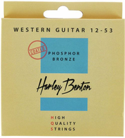 Struny do gitary akustycznej Harley Benton HQS WE 12-53 Coated 6 strun