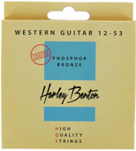 Struny do gitary akustycznej Harley Benton HQS WE 12-53 Coated 6 strun