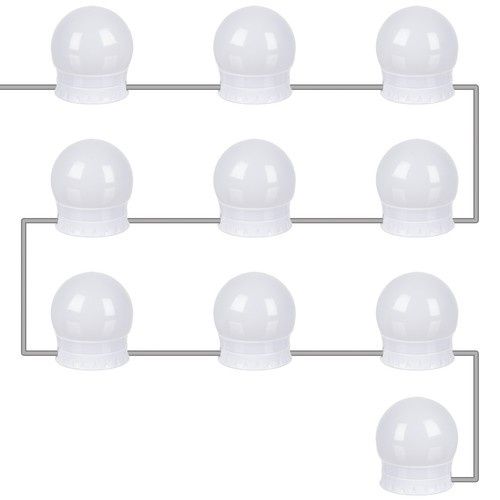 Lampki Led Na Lustro/ Do Toaletki- 10Szt. na Arena.pl