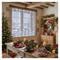 Firanka Gwiazdki wys 160 cm DomoweTekstylia | WN628G 160 | Boże Narodzenie