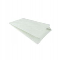 Torebka fałdowa biała 29x15x6 cm tytka x1000