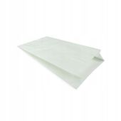 Torebka fałdowa biała 29x15x6 cm tytka x1000
