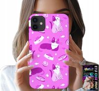 ETUI DO IPHONE 12 - LOVE CAT, WZORY Z KOTAMI KOTY, POKROWIEC