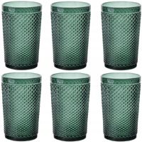 2 x Szklanki do wody 340 ml wysokie Florina Alexis Emerald zielone zestaw 6