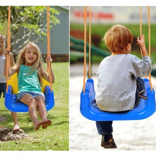 Huśtawka Ogrodowa Modułowa domowa dla Dzieci 3w1 Mocna na Linach Bezpieczna na Arena.pl