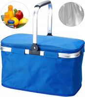 KOSZ PIKNIKOWY SKŁADANY TERMICZNY TURYSTYCZNY KOSZYK NA ZAKUPY IZOLACYJNY