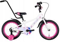 ROWER ROWEREK 16 CALI DZIECIĘCY BEZPIECZNY DLA CHŁOPCA DZIEWCZYNKI PREZENT