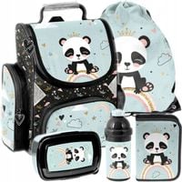 Tornister szkolny Paso Panda plecak klasa 1 2 3 dla dziewczynki