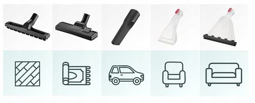 MOCNY ODKURZACZ PIORĄCY 4W1 WĄSKA SSAWKA DO PRANIA TAPICERKI DYWANÓW 2200 na Arena.pl