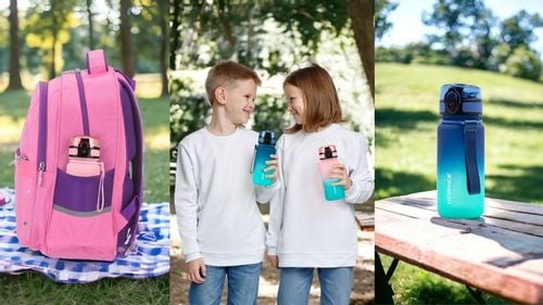 BUTELKA NA WODĘ DLA DZIECI 350ml z Tritanu Bidon do szkoły, przedszkola na Arena.pl