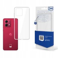 Silikonowe etui na Motorola Moto G84 5G - 3mk Clear Case