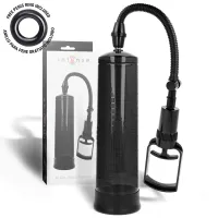 intense pump 01 - czarna pompka prożniowa z manometrem, 20 cm
