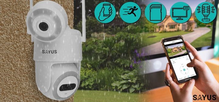 OBROTOWA KAMERA ZEWNĘTRZNA IP WIFI ICSEE ZOOM DWA OBIEKTYWY ULTRA HD 3MPx zdjęcie 11