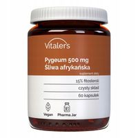 Vitaler's Pygeum Śliwa Afrykańska 500 mg Zdrowy Układ Moczowy 60 kapsułek