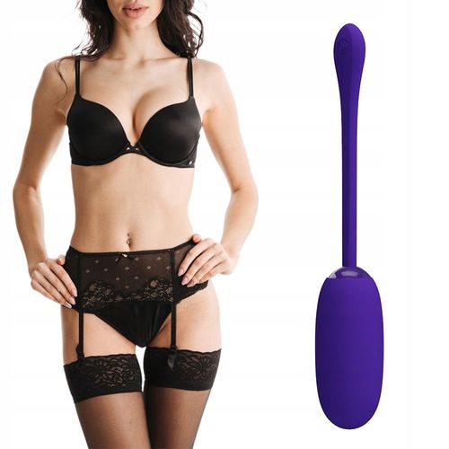 Jajeczko wibrujące dla kobiet, opływowy kształt. Intymny gadżet. na Arena.pl