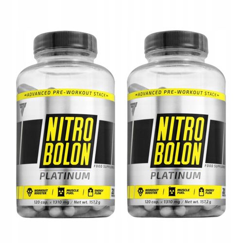 TREC NITROBOLON PLATINUM 120kaps. SIŁA POMPA MASA na Arena.pl