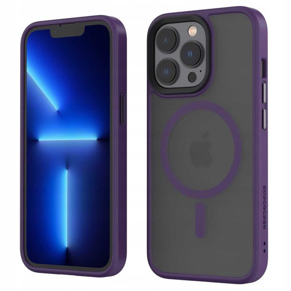 Spacecase Hybrid Mag Iphone 13 Pro Purple zdjęcie 10