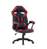 FOTEL OBROTOWY GAMINGOWY KRZESŁO DRIFT CZERWONY