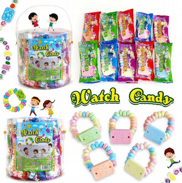 Kup Cukierki Watch Candy Pudrowe Zegarki 50szt x 12g Profisa 600 g na ...