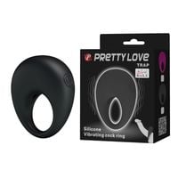 Pretty Love Trap - Wibrujący Pierścień Na Penisa Z Silikonu