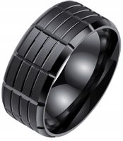 HIT Czarny Pierścień Sygnet Wrąbki, PUNK STAL