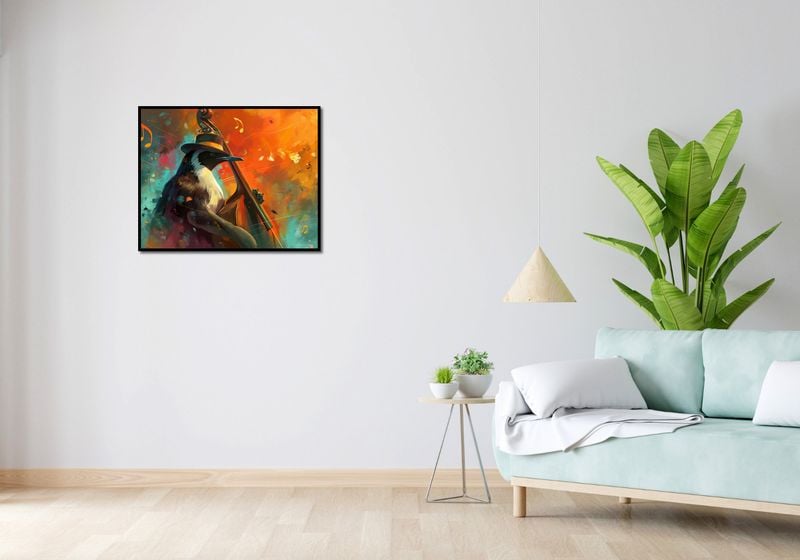 Plakat 76x60,5cm Pingwinia Nuta zdjęcie 4