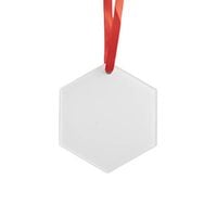 Zawieszka z akrylu 2 mm do sublimacji - sześciokąt